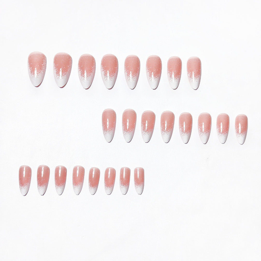 Creative artificial nails with elegant glitter design Kalsten