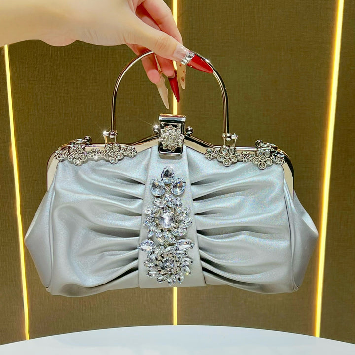 Ornamented Vintage-Inspired Evening Bag