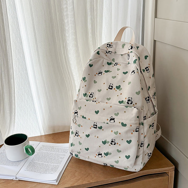 Floral Patterned Casual Backpack Kalsten