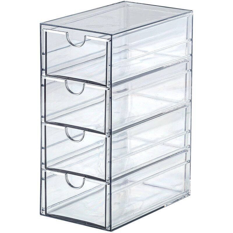 Clear Acrylic Storage Organizer with 5 Drawers