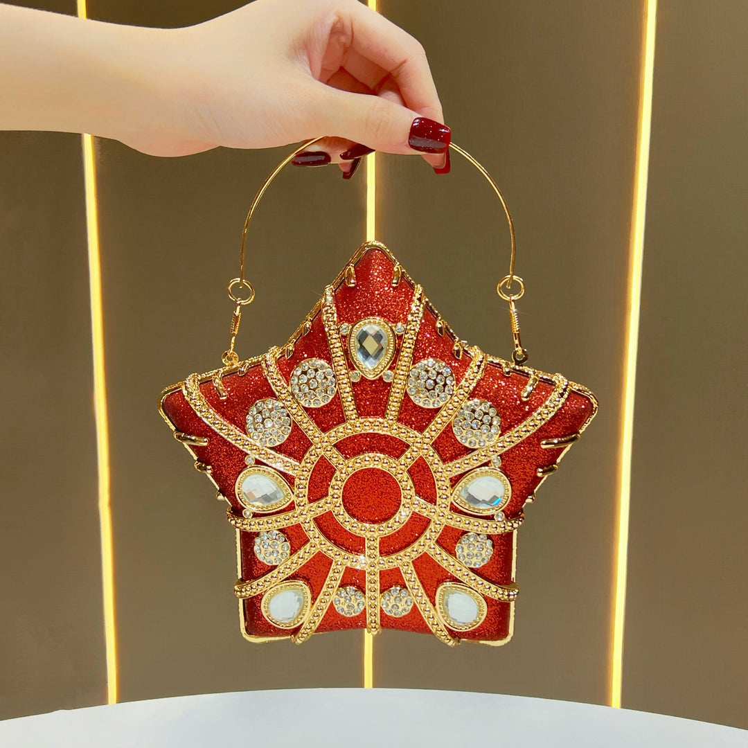 Star-Shaped Evening Handbag