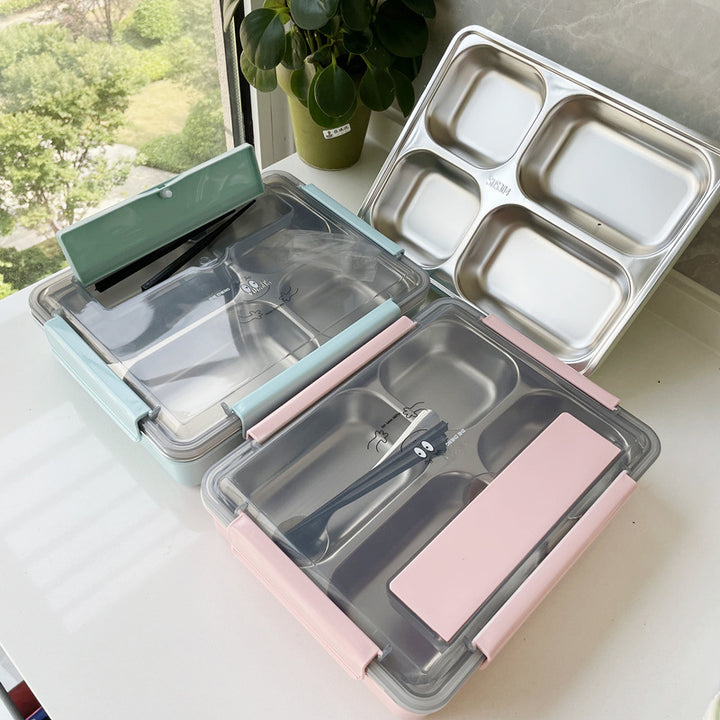 Multi-Compartment Stainless Steel Lunch Box