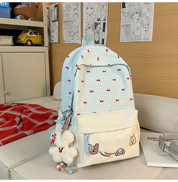 Cute Bow-Embellished Backpack Kalsten