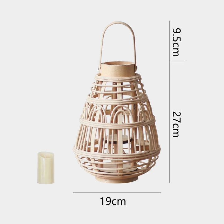 Handcrafted Rattan Lantern Kalsten