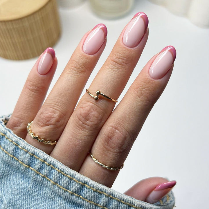 Elegant Heart-Designed Press-On Nail Tips Kalsten
