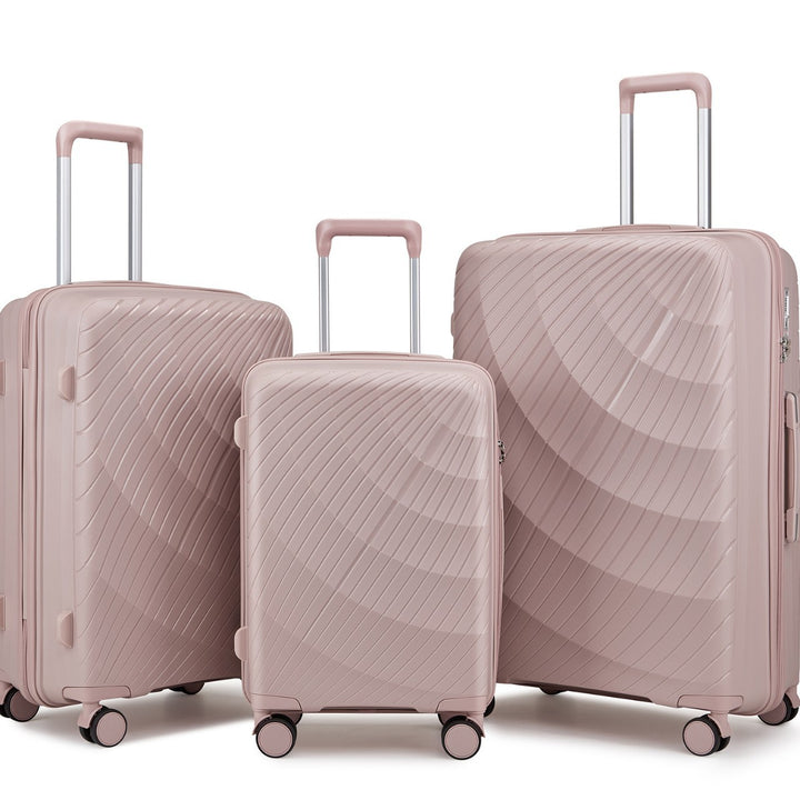 Unisex Premium Textured Hard Shell Luggage Set Kalsten