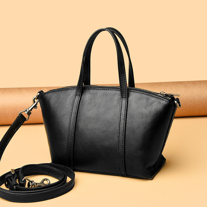 Textured Leather Handbag Kalsten