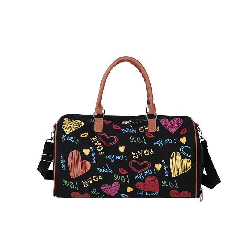 Playful Graphic Weekender Bag