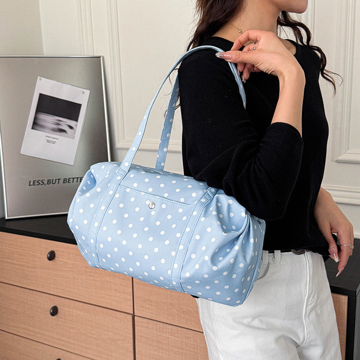 Spacious Polka Dot Travel Tote