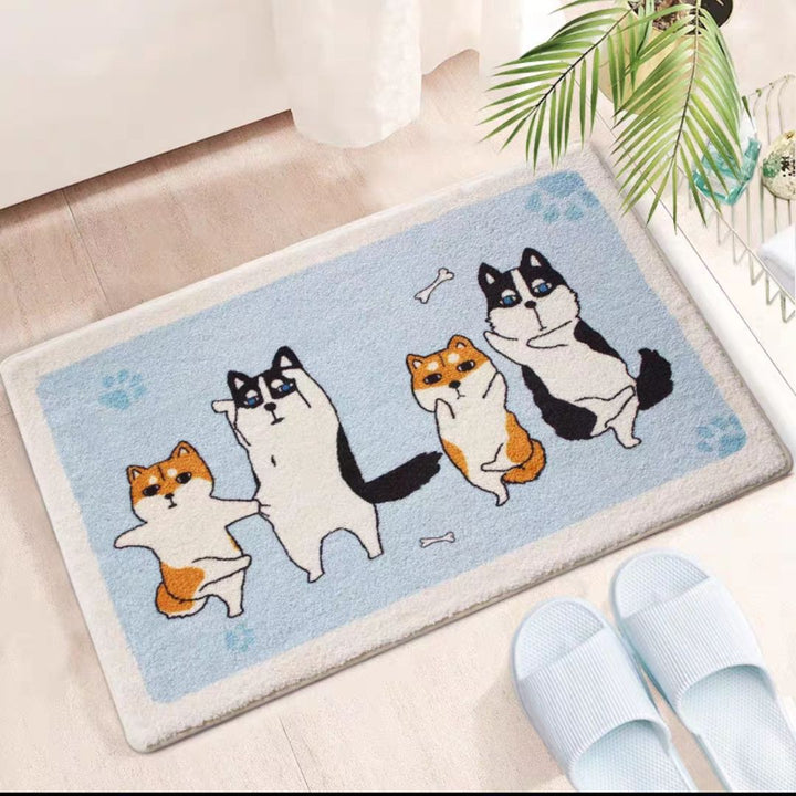 Whale-Themed Bathroom Mat
