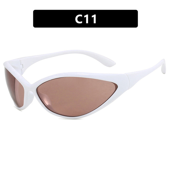Women's sporty sunglasses with aerodynamic shape and UV protection Kalsten