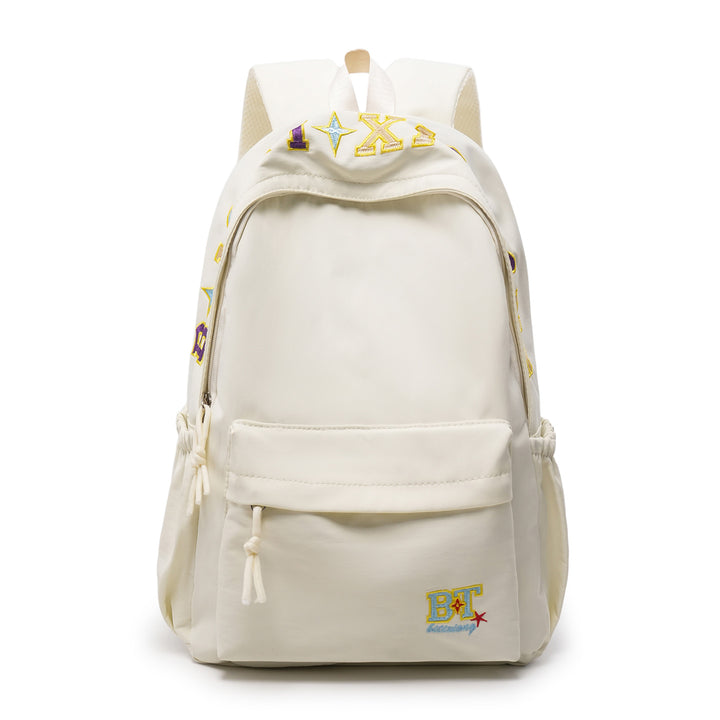Trendy Embroidered School Backpack Kalsten