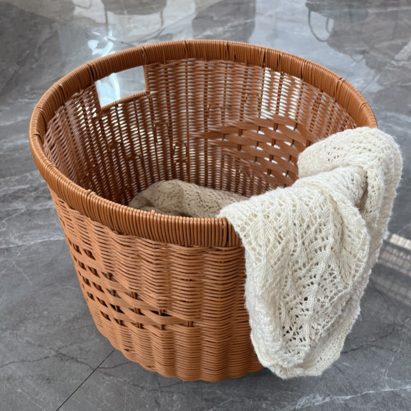 Contemporary Rectangular Woven Storage Bin Kalsten