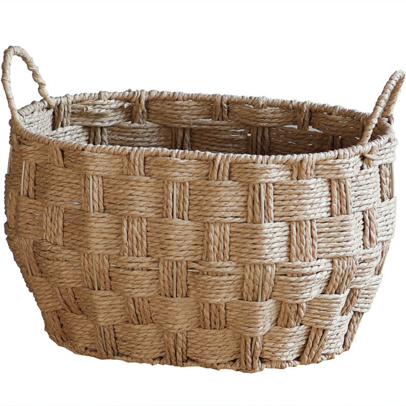 Storage baskets made of woven natural material Kalsten