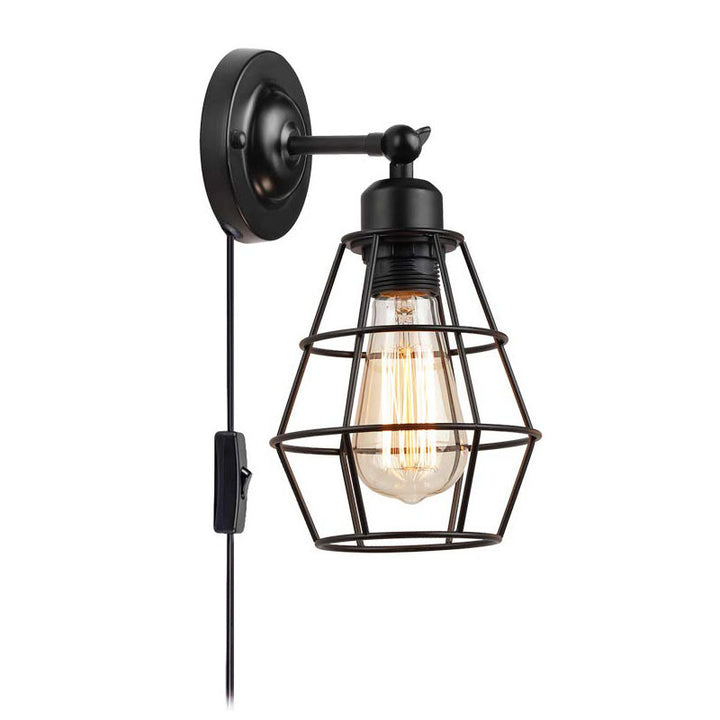 Industrial Cage Wall Sconce