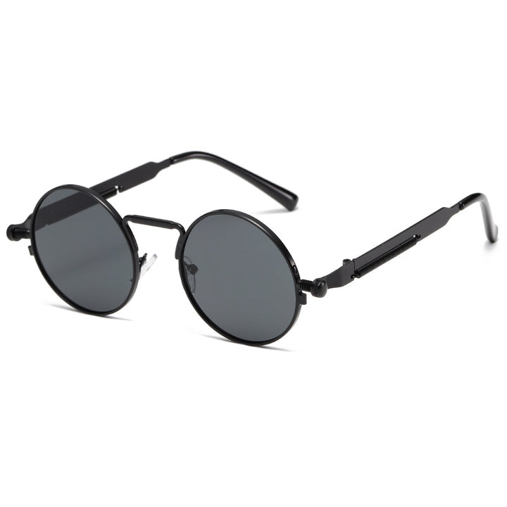 Women's fashionable round sunglasses with precise metal frame Kalsten