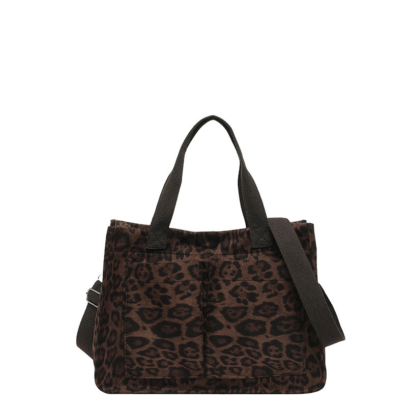 WoChic Leopard Print Utility Tote Bag Kalsten