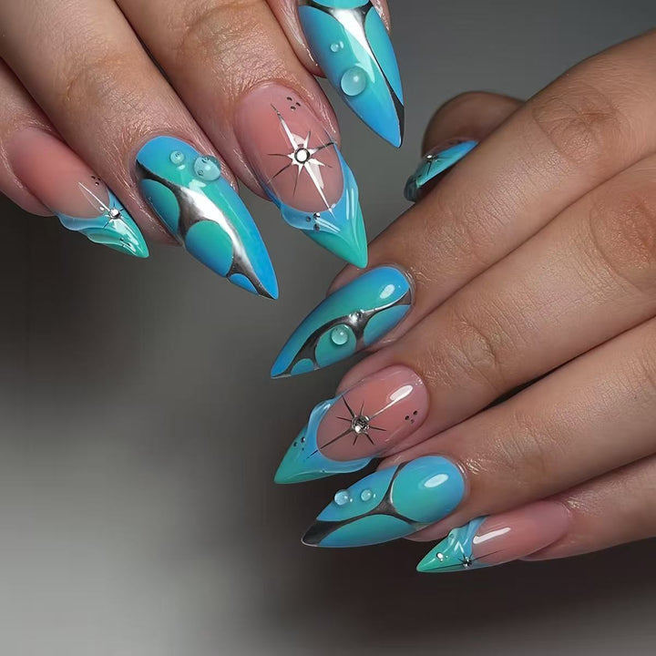 Artistic Stiletto Nail Extensions Kalsten
