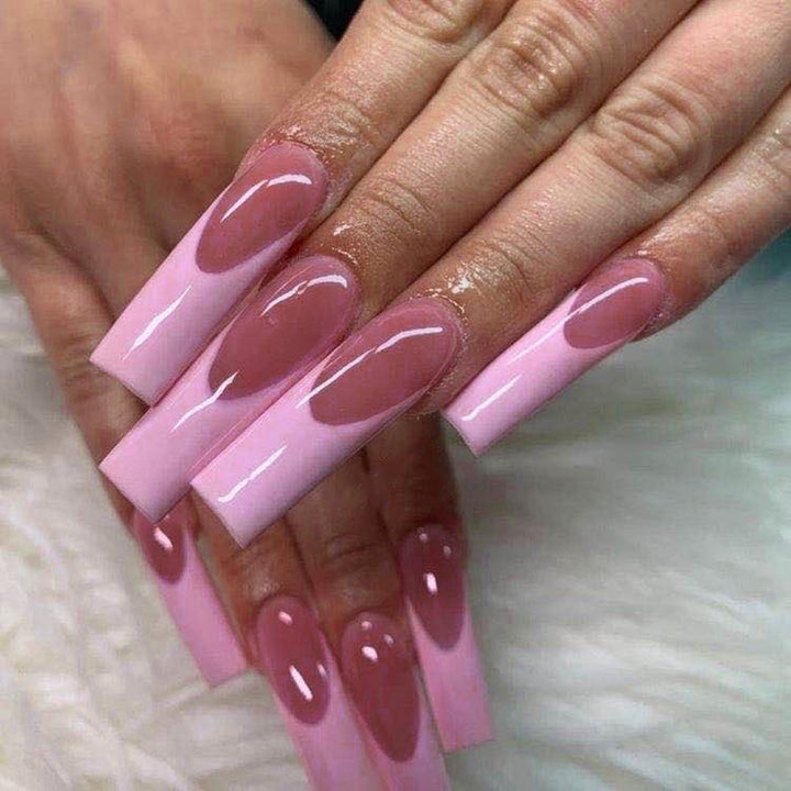 Artificial acrylic nails with elegant gradient Kalsten