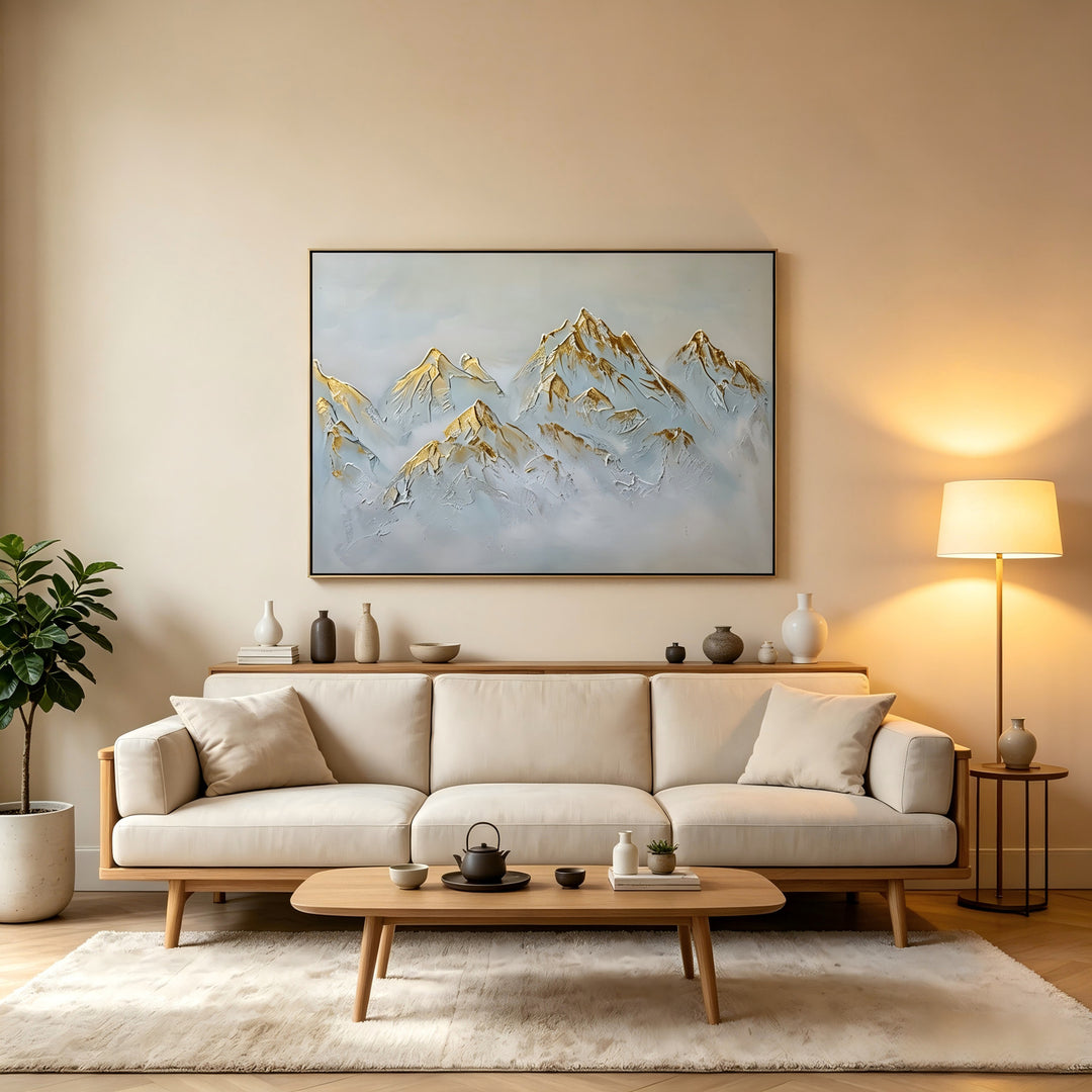 Abstract Mountain Landscape Wall Art
