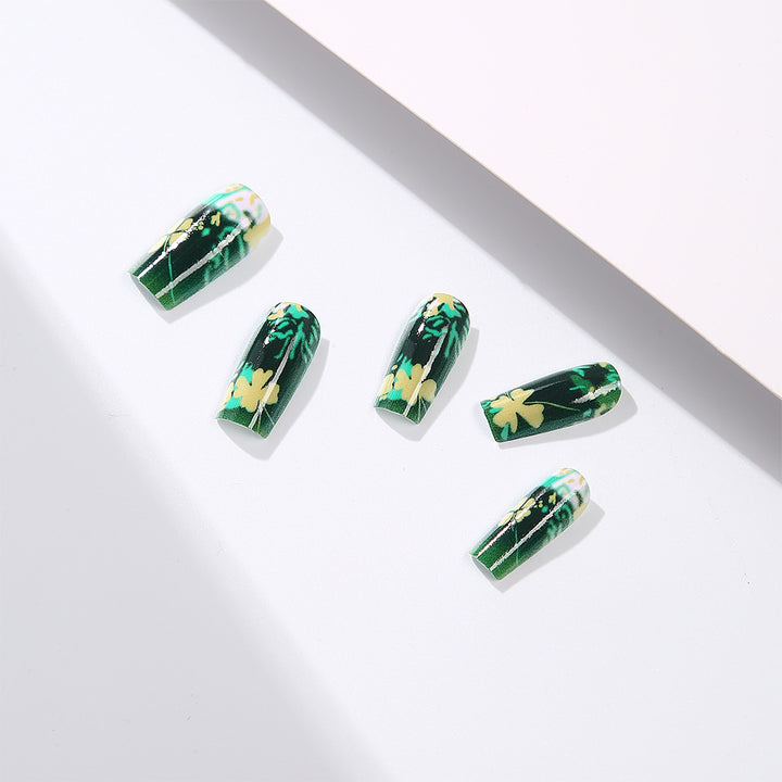 Botanical Design Acrylic Nails Kalsten