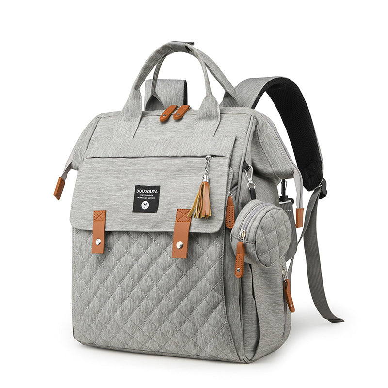 Multi-Functional Quilted Travel Backpack Kalsten