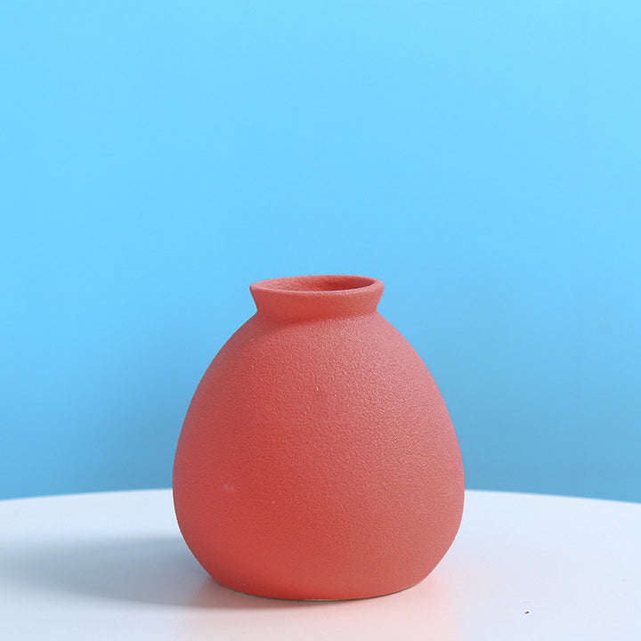 Modern Textured Decorative Ceramic Vase Kalsten