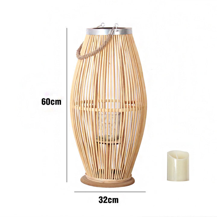 Elegant Rattan Lantern Kalsten