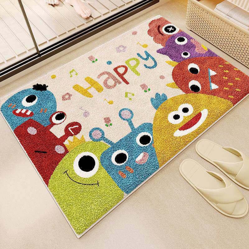 Fun Monster-Themed Bathroom Mat Kalsten