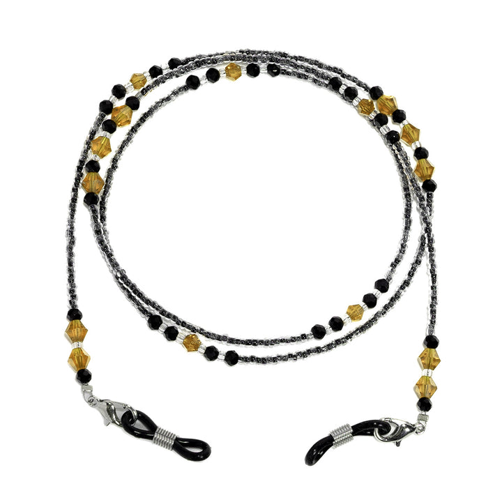Elegant Purple Beaded Eyewear Chain kalsten