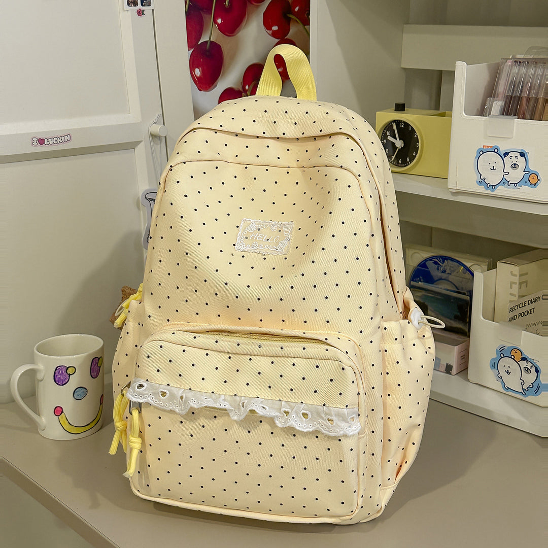 Adorable Polka Dot Backpack Kalsten