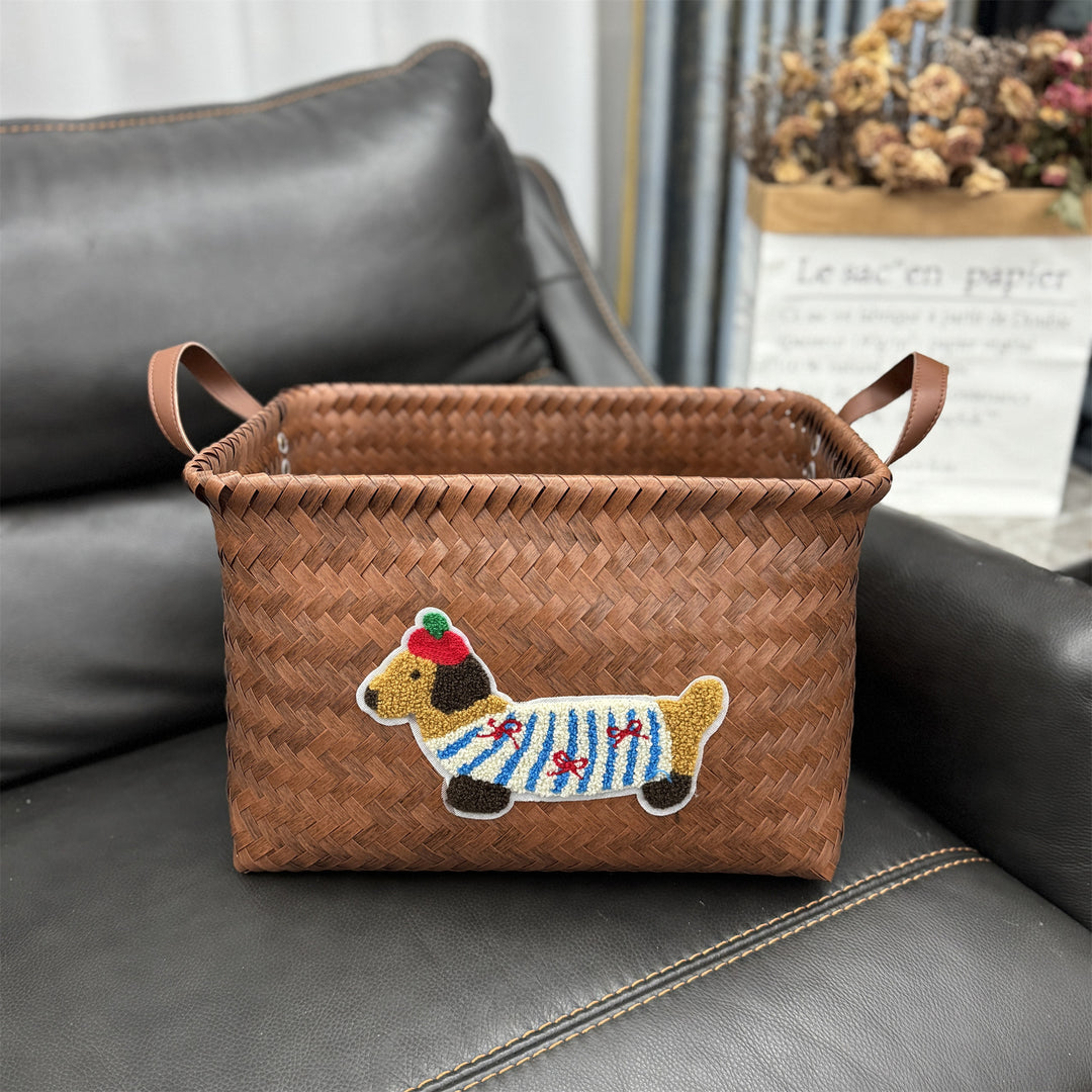 Woven storage basket Kalsten