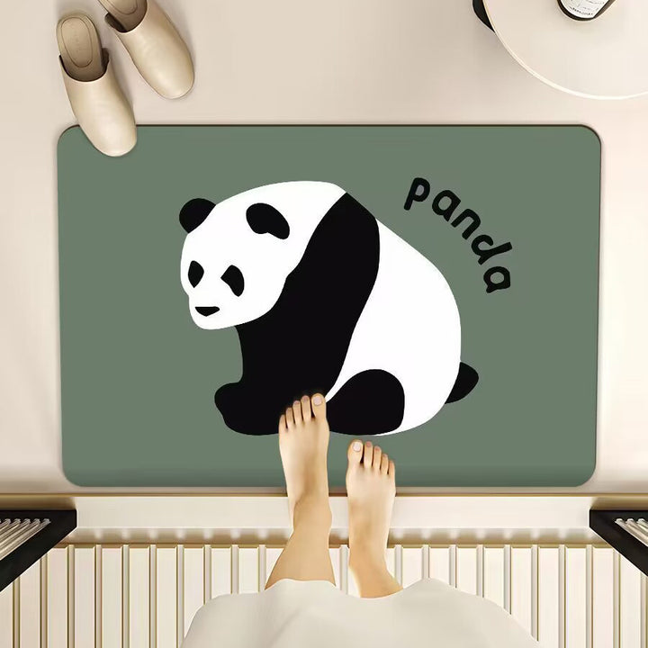 Cartoon-Themed Bath Mat