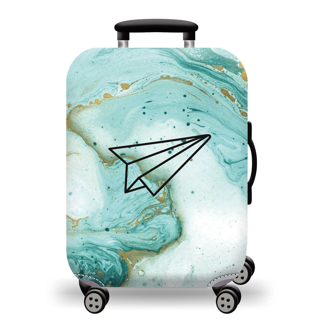 Unisex Hard-shell suitcase with stunning mountain landscape design Kalsten