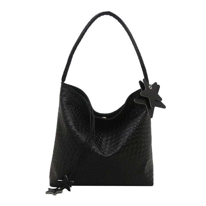Textured Weave Handheld Shoulder Bag Kalsten