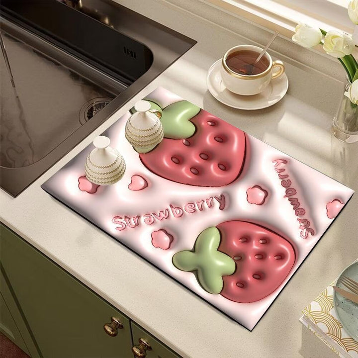 Cute Cartoon Dog-Themed Kitchen Mat Kalsten