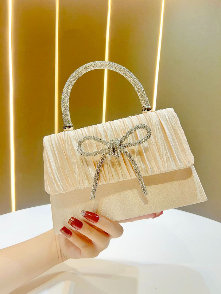 Elegant Textured Handheld Evening Bag