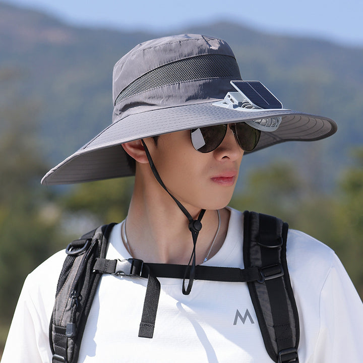 wide-brimmed outdoor sun hat with UV protection, breathable mesh, and adjustable chin strap Kalsten