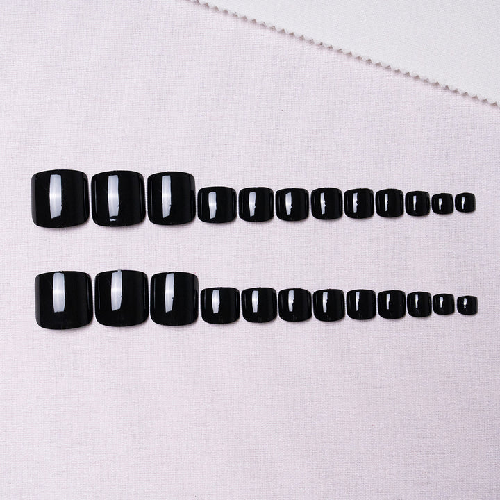 Elegant Glossy Press-On Toenails