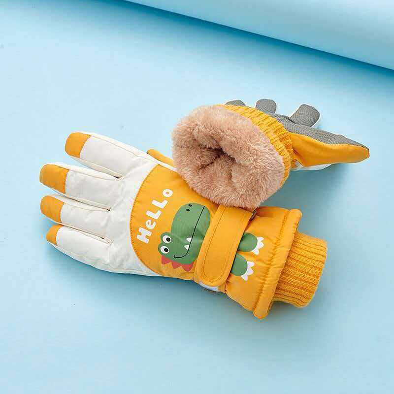 Children's Fun Dinosaur-Themed Snow Gloves Kalsten