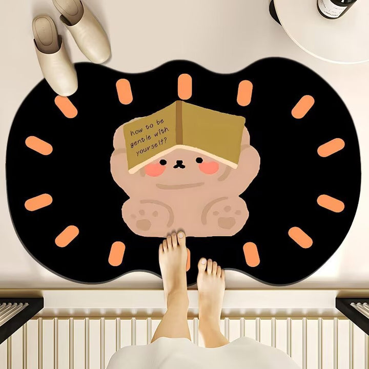 Cute Cartoon Bear Bath Mat Kalsten