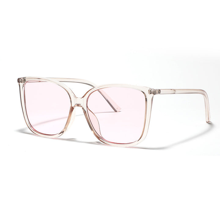 Ladies Cat-Eye Sunglasses with Luxurious Transparent Frame and UV Protection Kalsten