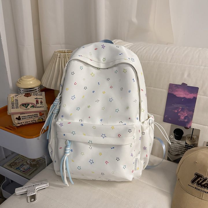 Fashionable backpack with colorful star pattern Kalsten