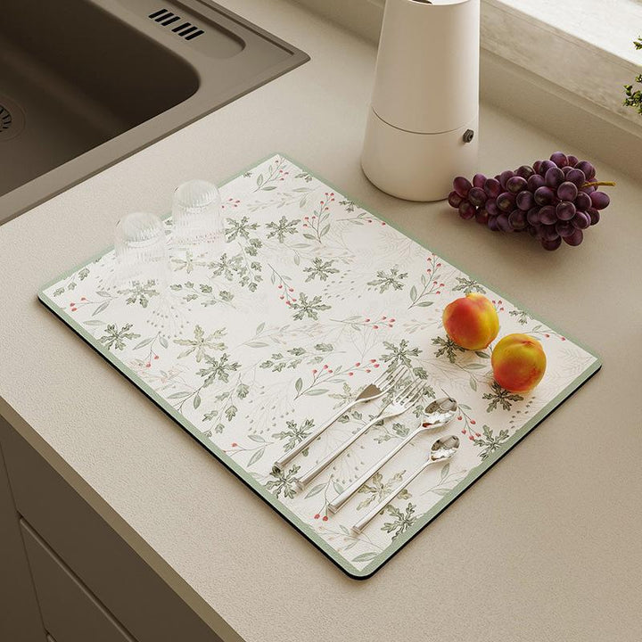 Elegant Floral Dining Table Mat Kalsten