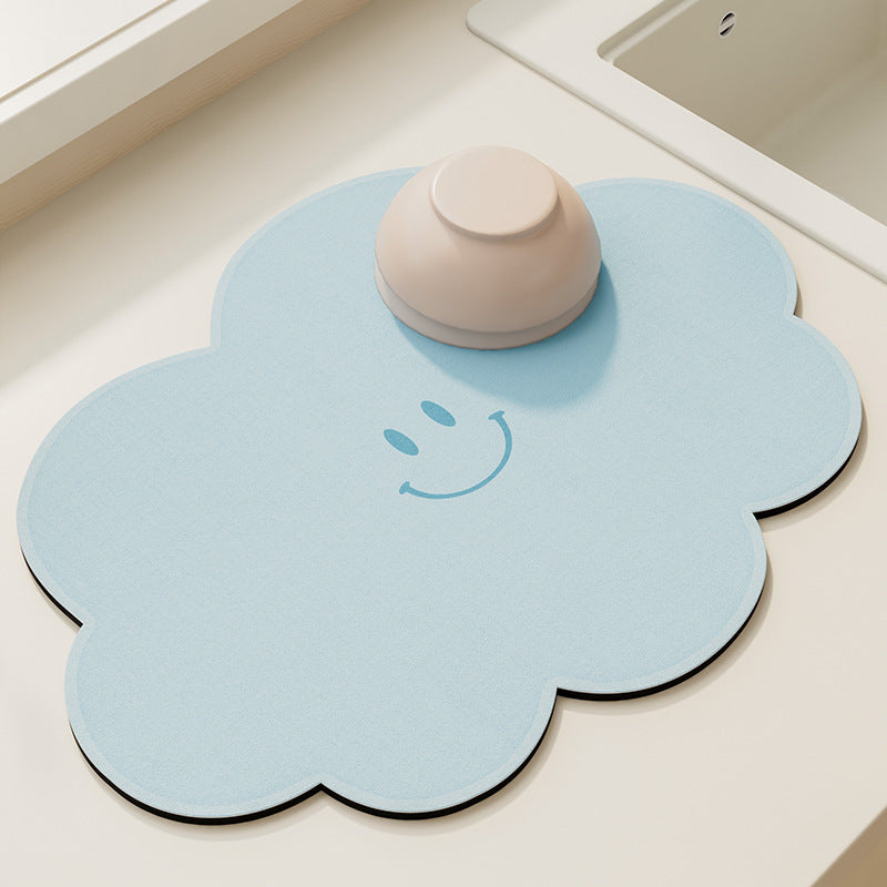 Cute Cloud Shaped Kitchen Counter Mat Kalsten