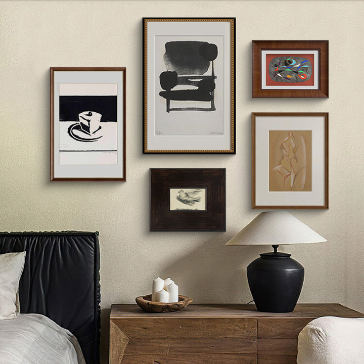 Vintage-inspired Layered Bird Artwork