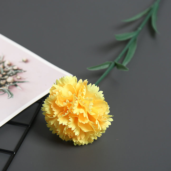 Realistic Silk Carnation Stem
