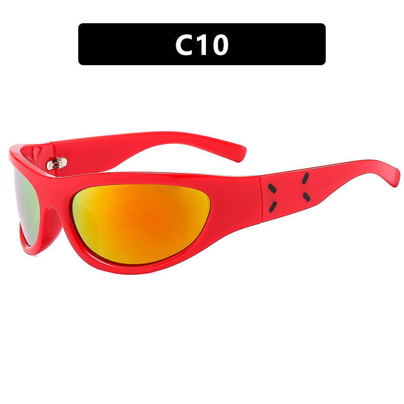Women's sports sunglasses with ergonomic design and polarized lenses Kalsten