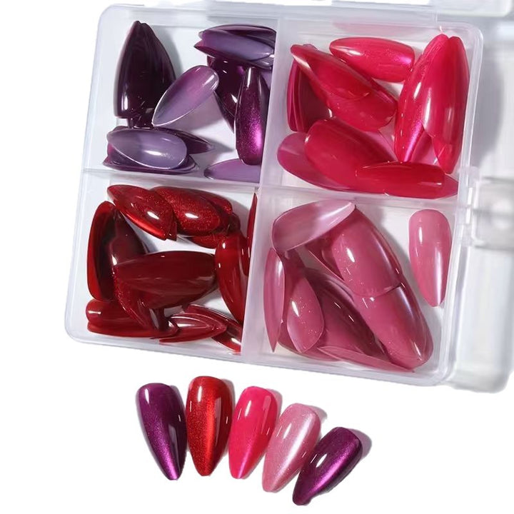 Glossy Stiletto Nail Tips Kalsten