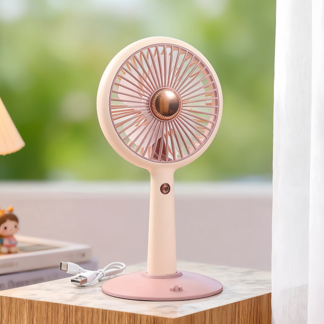 Ladies Portable USB Mini Fan with Cute Animal Design Kalsten